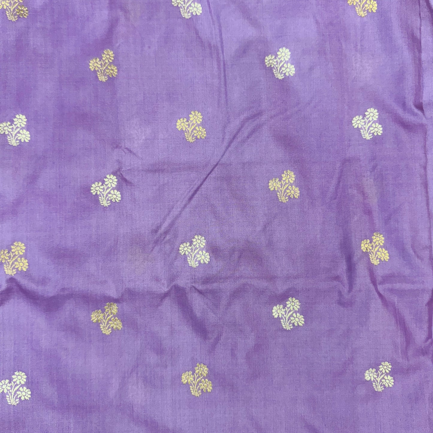 Pure Katan Kadhua Handwoven Butidar Lavendar Banasari Saree